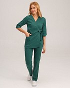 Медичний костюм жіночий Шанхай зелений